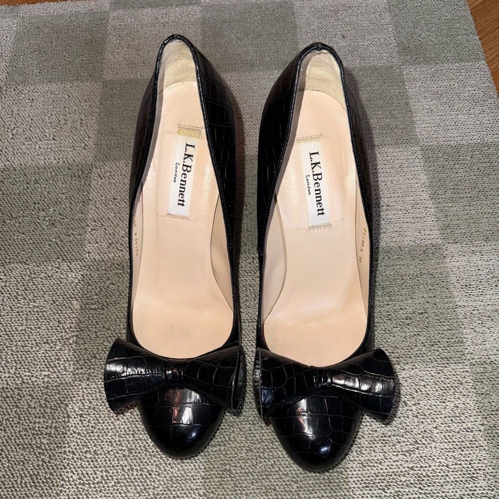 LK Bennett Black Bow Heels